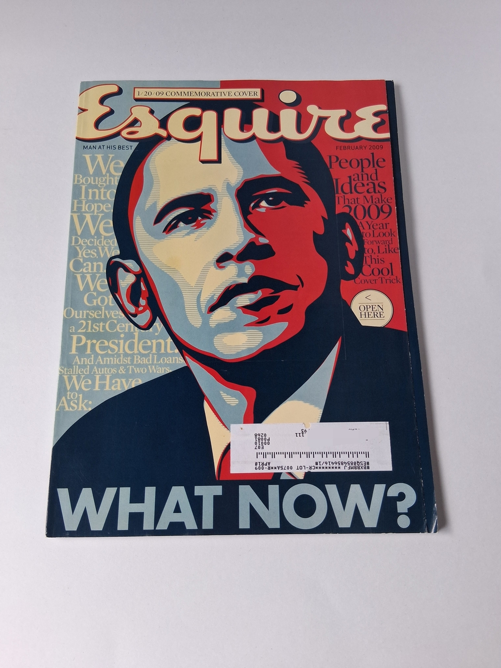 Esquire Magazine February 2009 Barack Obama Commemorative Cover